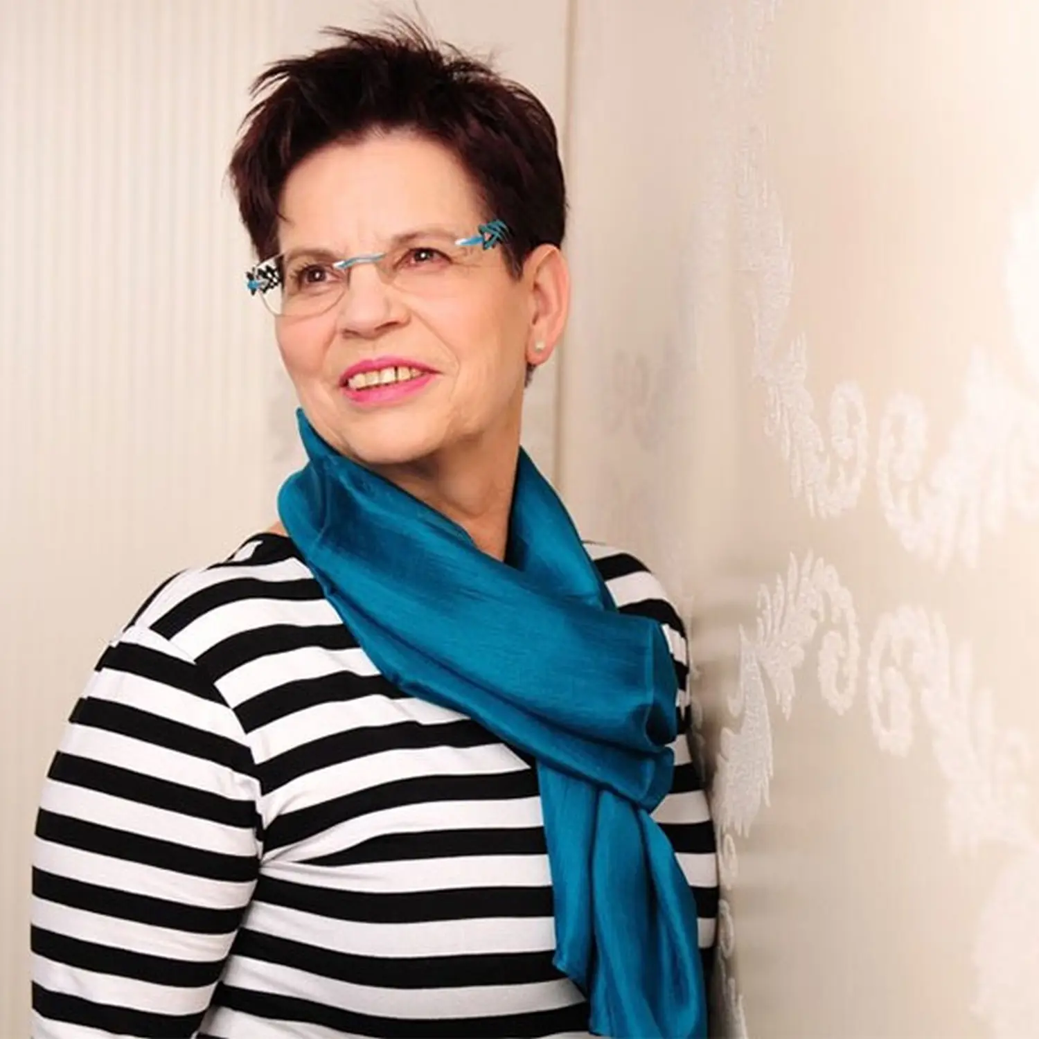 Jutta Humburg mit Team